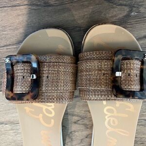 Sam Edelman Brown Slide Sandals